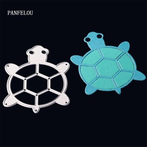 PANFELOU Metal craft The sea turtle paper die cutting dies for Scrapbooking/DIY Easter wedding Easter cards