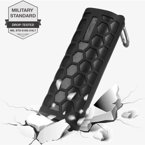 Portable Honeycomb Protective Cover Shell Silicone Case Skin Compatible With Sonos Roam Smart Bluetooth-compatibla Speaker