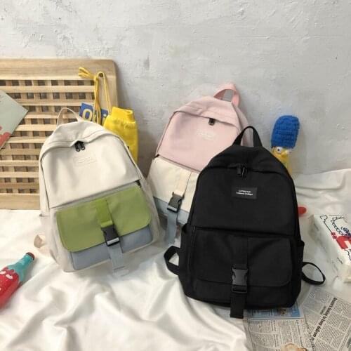 Fashion Women Backpack New Trend Female Nylon Backpack Travel Bagpack College School Bags Girls Shoulder Bags Female
