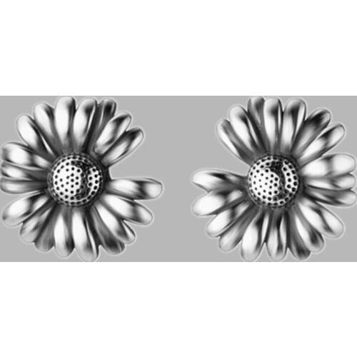 Miuoxion Retro Sunflower Earrings Fashion Personality Punk Party Jewelry For Women Feature Namour Charm Gift All Seasons