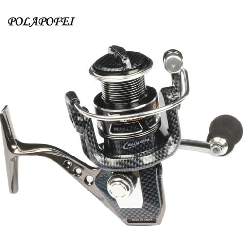 Spinning Fishing Reel 10+1BB 5.5:1 Lure Spool Metal Coil Bait Feeder Sea Fly Wheel Boat Fishing Fish accessories Tackle E255