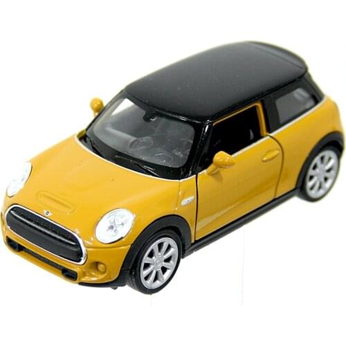 Welly 1:38 Mini Cooper New Mini Hatch Check Drop Car