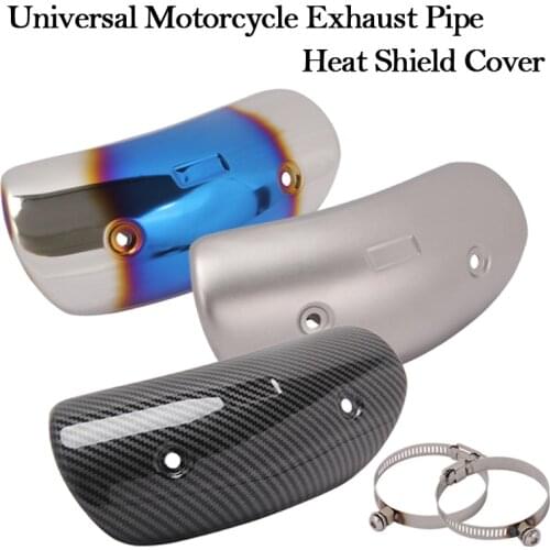 Motorcycle Exhaust pipe Heat Shield cover Copy Protector For MT07 Z800 Z900 CB400 TMAX530 For Yoshimura AR Exhaust Muffler Cover