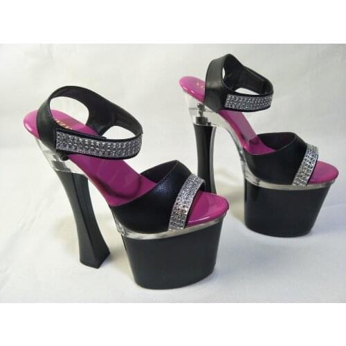 18cm noble womens sandals female personality high heel sandals wholesale temperament lady Dance Shoes