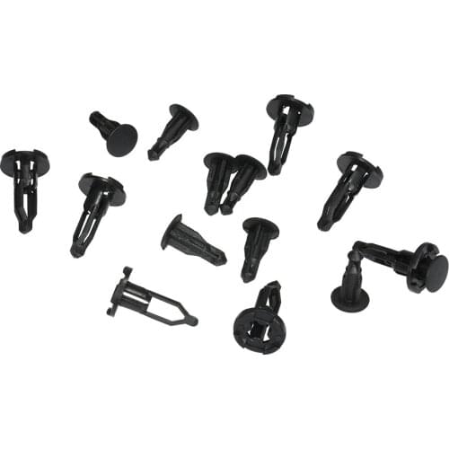 40Pcs Car Rivet Fastener Retainer Push Pin Body Bumper Rivet Trim Moulding Retainer Clip Accessories Kit