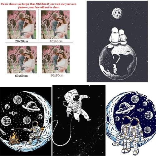 Diy Diamond Painting Custom Figure Painting Stir The Milky Way Square Diamond Round Diamond Cross Stitch Mosaic Home Decor