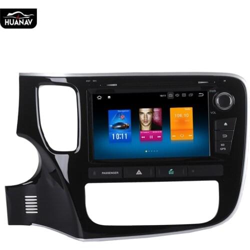 Android 8.0 Car DVD player GPS Navigation HeadUnit for Mitsubishi Outlander 2014 2015 autostereo radio Multimedia DVD player DSP