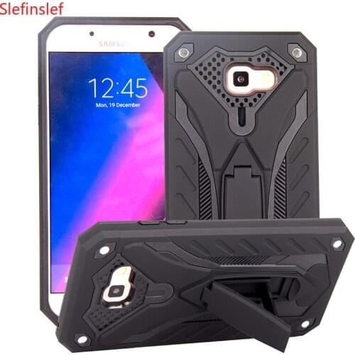 For Samsung Galaxy A3 A5 A7 J3 J5 J7 2017 Luxury Armor Stand Hard Phone Cover For Samsung Galaxy J3 J5 J2 Prime 2016 Case Cover