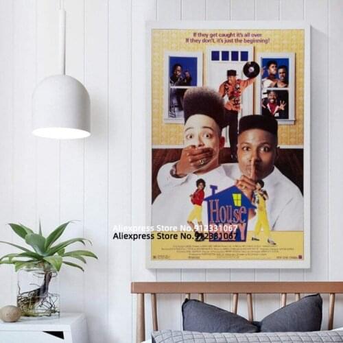 House Party 1990 Wall Art Movie Poster - Canvas Wall Decoration Painting Pictures Home Decor for Living Room