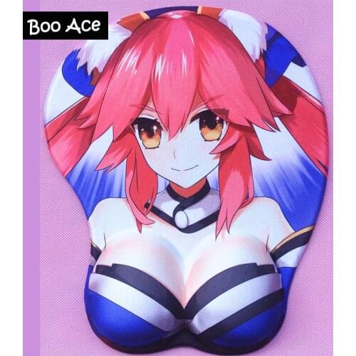 Fate/Grand Order Tamamo no Mae Anime 3D Oppai Mouse Pad Wrist rest