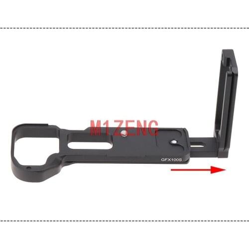 GFX100S stretchable Adjustable Vertical shoot Quick Release L Plate/Bracket hand Grip Holder for Fujifilm Fuji GFX 100S Camera