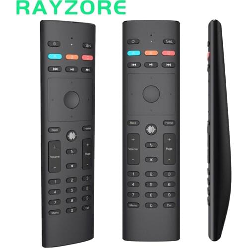 G40 Voice Search Air Mouse Modes 33 Keys IR Learning Gyro Smart Remote Control for X96 mini H96 MAX X3 PRO Android TV Box vs G50