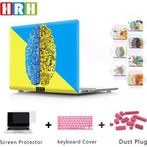 HRH Creative Brain PC Hard Plastic Case Laptop Shell Case For Macbook Air Pro Retina 11 12 13 15 Touch A2159 A2141 A2289 A2251