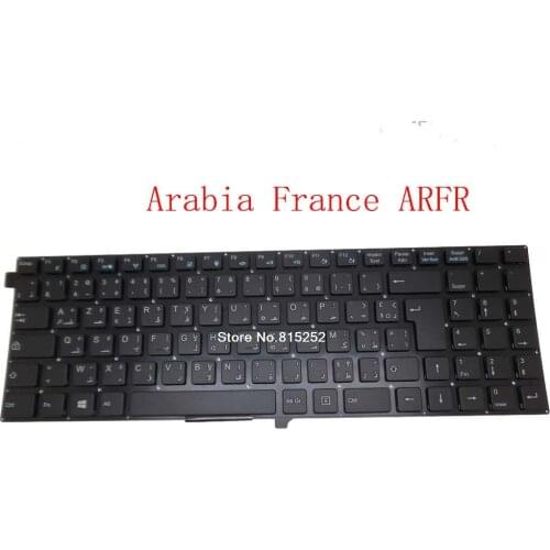 Laptop Keyboard For Shuttle NH5CU01 NH5KB11 NH5BT15 82R-15A048-4371 MP-12C98AF-F51W 12C9F510AFW-A Arabia France AZERTY Layout