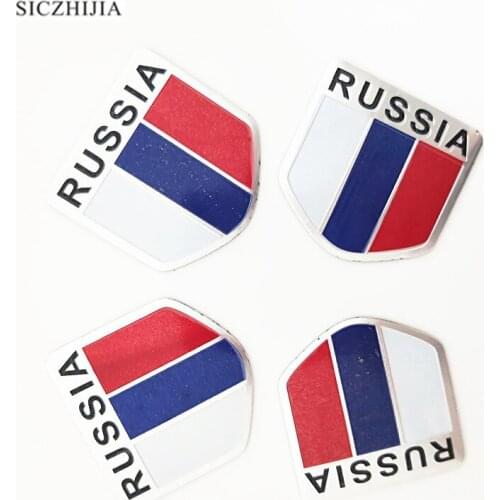 Car motorcycle russian flag sticker for Kia Rio K2 K3 K5 K4 Cerato,Soul,Forte,Sportage R,SORENTO,Mohave,OPTIMA