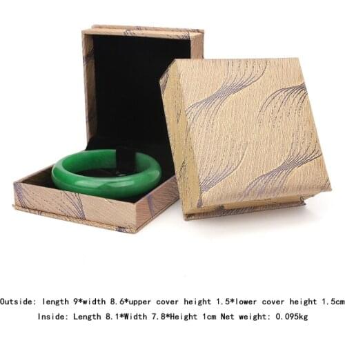 New Gold Bracelet Jewelry Display Packaging Box Women Earring Pendent Wedding Ring Storage Case Jewellery Organizer Lover Gift