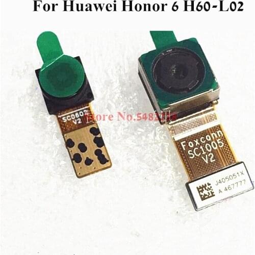Original Rear Back Camera Flex cable For Huawei Honor 6 H60-L02 Front Rear Built-in Camera connector module Replacement parts