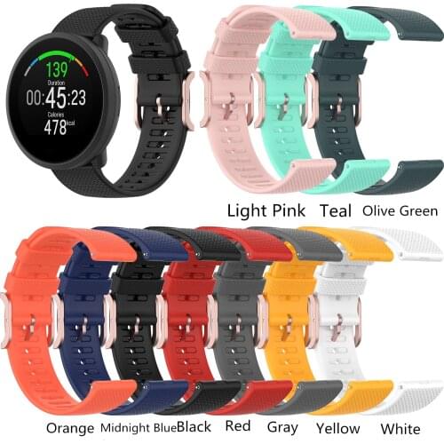 For Polar Unite Silicone Dot Pattern Strap Sport Wristband For Polar Unite Smart Watch Lightweight Replacement Belt