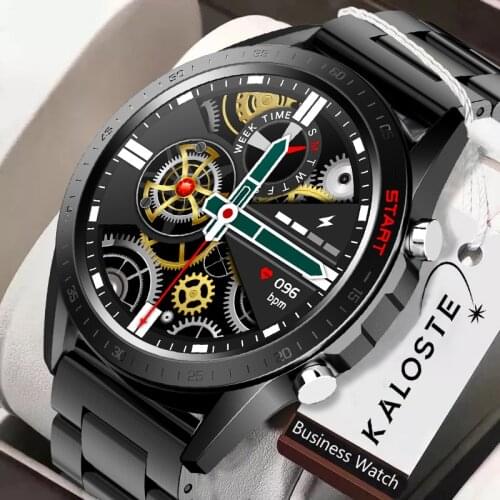 KALOSTE 2021 Full Touch Smart Watch Men Sports Clock IP68 Waterproof Watches Heart Rate Monitor Smartwatch For IOS Android phone