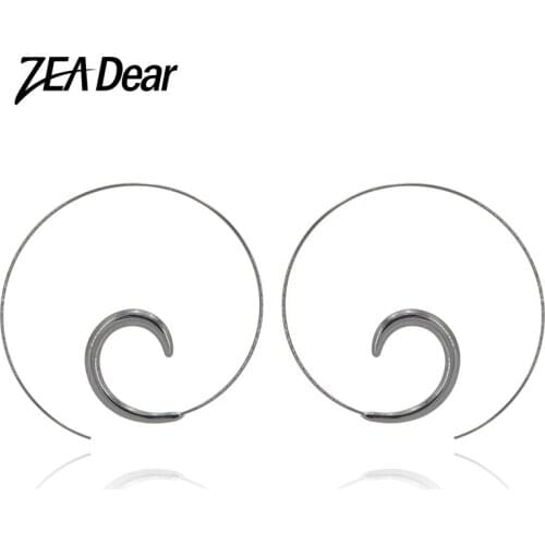 ZEADear Jewelry Basketball Wives Earrings 2020 Big Hoop Earrings Big Earrings For Women Fairy Heart For Party Daily Wear Gift