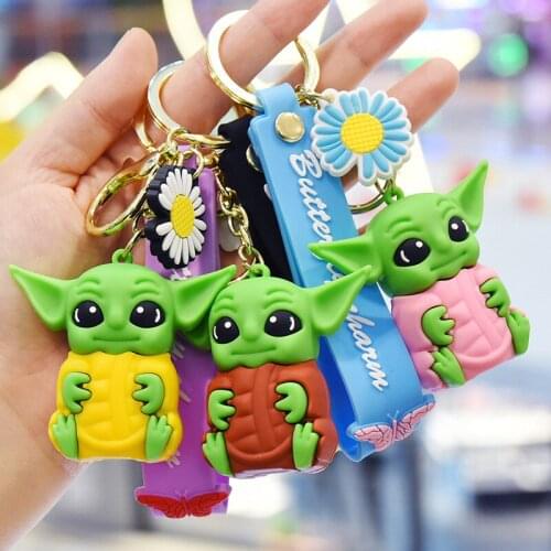 Star Wars Yoda Master Keychain Fashion Accessory Model Anime Figures Favorites Collect Ornaments