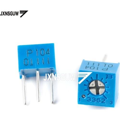 10PCS 3362P-1 2K 5K 10K 20K 50K 100K 500K 50R 100R 200R 500R 1M 10% 100ppm potentiometer precision adjustable resistance