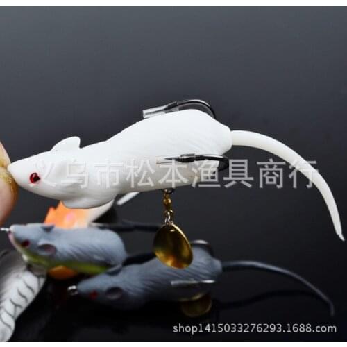 100pcs/lot 2.7" 6.86cm classic Ray frog Fishing Bait lures lures bait dwrs6112e blackfish 0.47OZ 13.22g