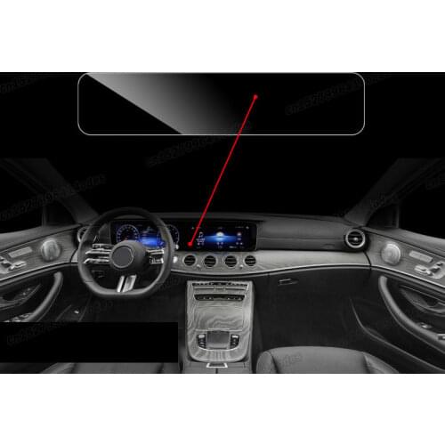 Lsrtw2017 TPU Car gear gps navigation screen dashboard Anti-scratch Film Protective for Mercedes Benz E Class w213 2016-2020