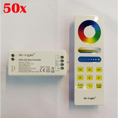 FREE DHL/FEDEX 50sets Mi-Light RGB/RGBW RF Controller 2.4G Wireless For RGB/RGBW Led Strip Light