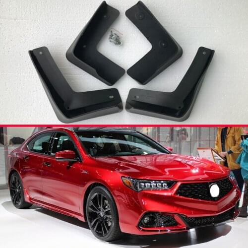 For Acura TLX 2015-2020 Mud Flaps Splash Guards Fender Mudguard Kit Mud Flap Splash Guards Mudguard Car styling 4PCS