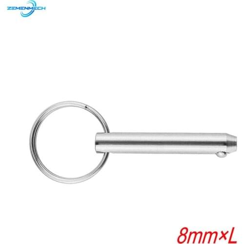 316Stainless Steel 8mm Quick Release Ball Pin For Boat Bimini Top Deck Hinge Marine Hardware Yacht Boat Accessories Release Tool