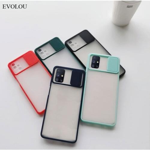 Camera Lens Protection Back Case for Samsung Galaxy M51 Matte Shockproof Phone Cover for Samsung M51 M515F-DSN Translucent Cases