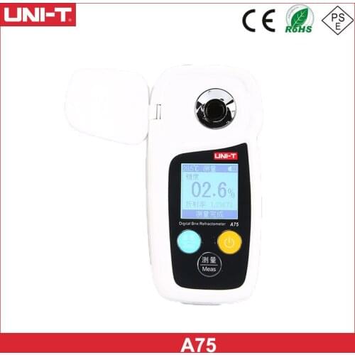 UNI-T A75 Sugar Meter Digital Sweetness Tester High-precision Fruit Food Vegetables Solution Sugar Detecting Device