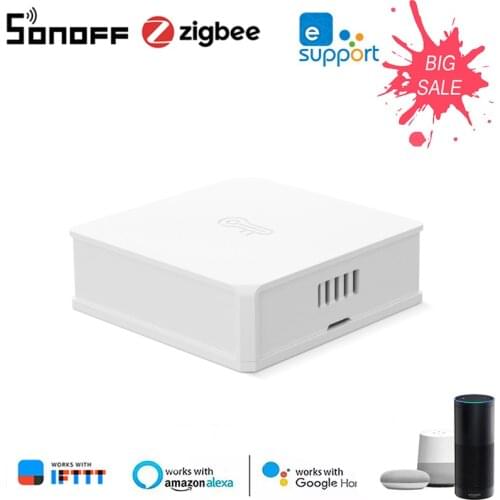 SONOFF SNZB-02 ZigBee Temperature And Humidity Sensor Ewelink Real-time Monitor Air Pressure Humidity Work With Alexa GoogleHome