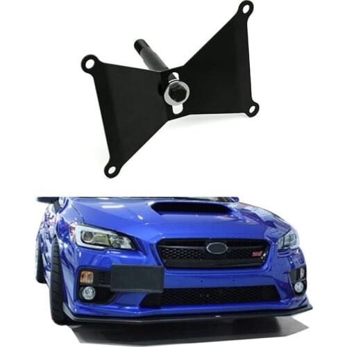 Car License Plate Holder Aluminum Alloy License Plate Frame Fit For Subaru 2015-17WRX STi Auto Exterior Modified Accessories