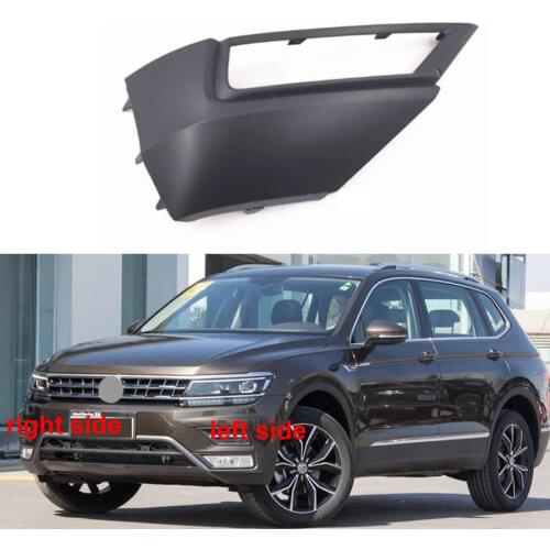 For Volkswagen VW Tiguan L 2017 2018 2019 Front Fog Lamp Frame Anti Fog Lamp Cover Front Bar Grille Decorative Cover