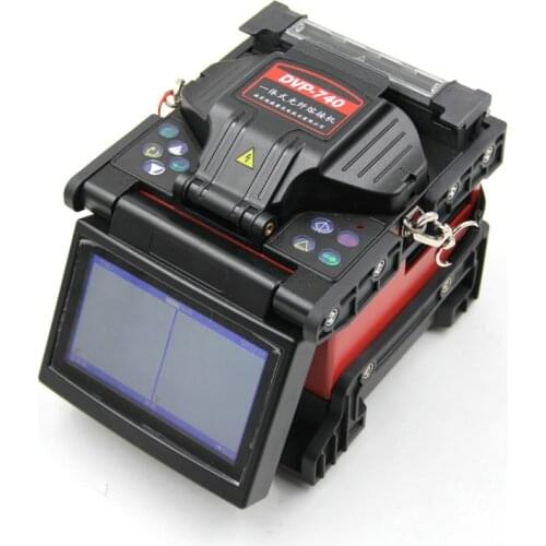 DVP-740 Multi Language Fiber Optic Fusion Splicer Fusion Machine Cleaver FTTH Tool Kit