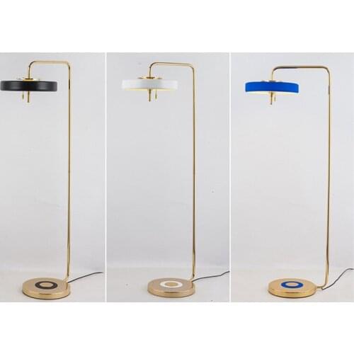 Hot Sale Aluminum Floor Lamp With White/black/blue Color tripot