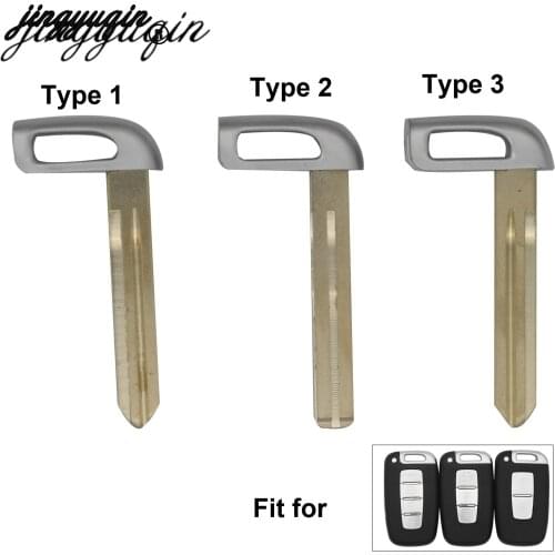 Jingyuqin 10x Smart Emergency Key Blade Fit For Hyundai Elantra IX35 Sonata 8 for Kia K2 K5 Sportage Forte Replacement