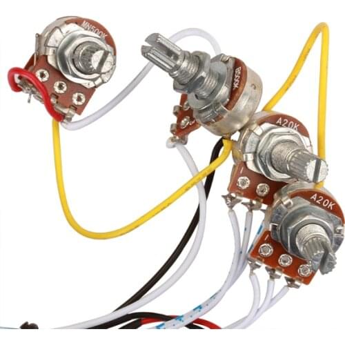 Set 2-Band EQ Equalizer Preamp Circuit Balance Volume For Active Bass Pickup