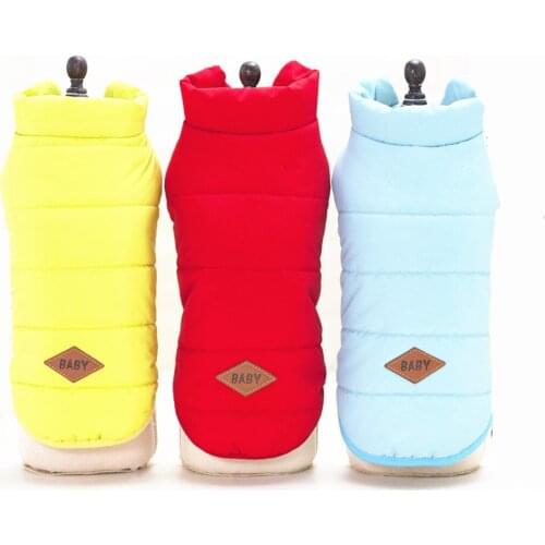 Pet Dog Coat Jacket Puppy Dog Clothes Vest Clothing Winter Pet Apparel Ropa Cachorro