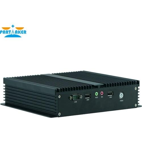 Partaker Q2 Industrial Mini PC Windows 10 Fanless PC With 6 COM Can Support wake on LAN/PXE