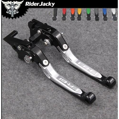 RiderJacky Folding Extendable Motorcycle Brakes Clutch Levers For Kawasaki ER 6F ER6F ER-6F/ER-6N/NINJA 650R 2009-2016 2014 2015