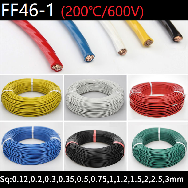 Sq 0.12 0.2 0.3 0.35 0.5 1 1.5 2 2.5 3mm Ground Inductor Wire Coil Signal Control PTFE Sensor Detector Parking Access Cable Loop