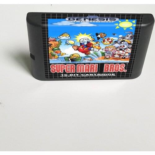 Super Marioed Bros. - 16 Bit MD Game Card for Sega Megadrive Genesis Video Game Console Cartridge