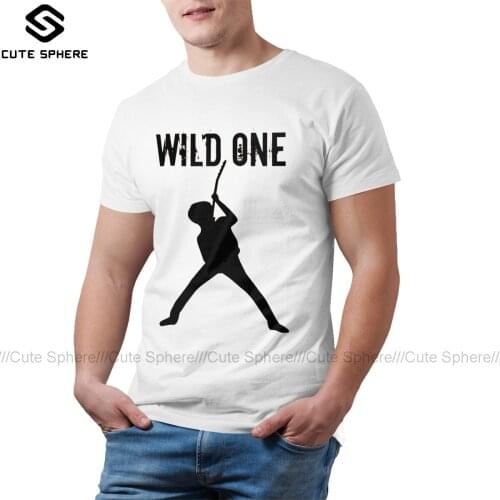 Thin Lizzy T Shirt Wild One T-Shirt Graphic Mens Tee Shirt Short Sleeves Cute Cotton XXX Casual Tshirt