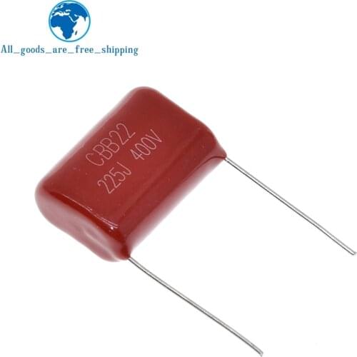 TZT 10PCS 400V225J 2.2UF Pitch 20M 225J400V 225 400V 2200PF CBB Polypropylene film capacitor