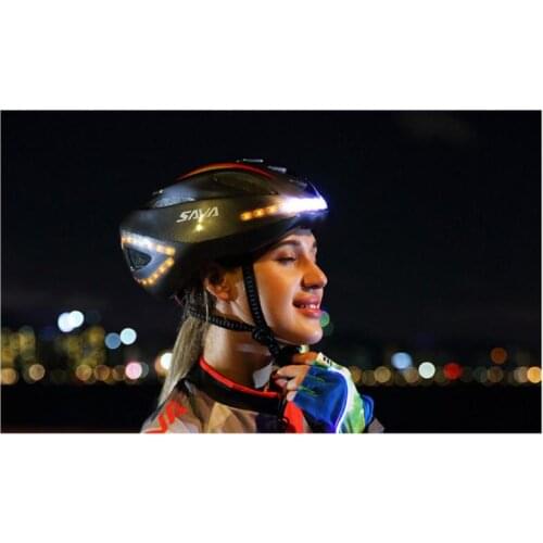 Smart Bicycle Helmet USB Rechargeable Safe Mountain Road Cycling Helmet Water Proof Shockproof Bike Cap With Signal Lights