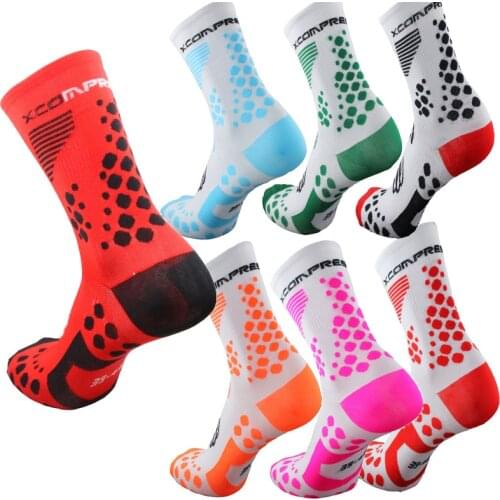 ZHUIYAN Cycling Socks Men Women Anti-sweat Outdoor Sports Running Basketball Sport Socks Bicycle Bike Socks Calcetines Ciclismo