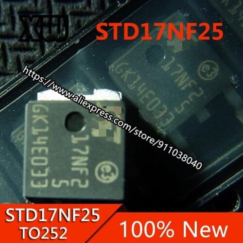 20pcs 17NF2 17NF25 D17NF2 D17NF25 STD17NF25 TO252 10pcs